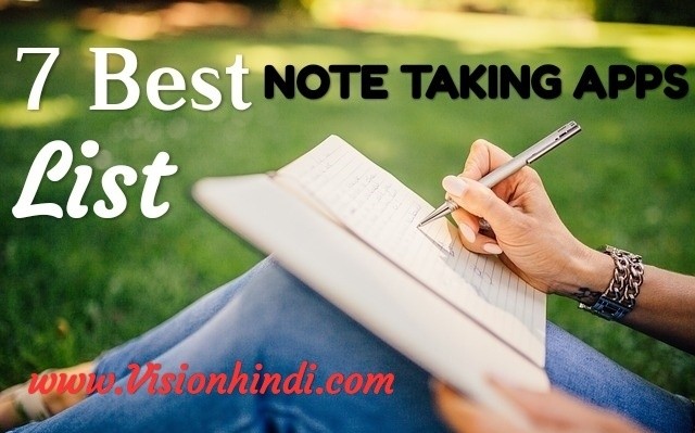 Best Note Taking Apps List in Hindi